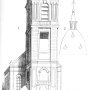 Harnes : Eglise et projet de Dôme selon Demarquette